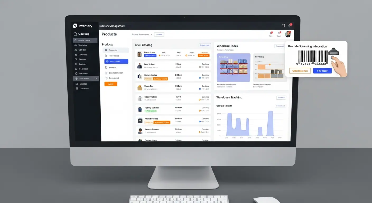 Application SaaS de gestion de stock StockPilot pour entreprises industrielles