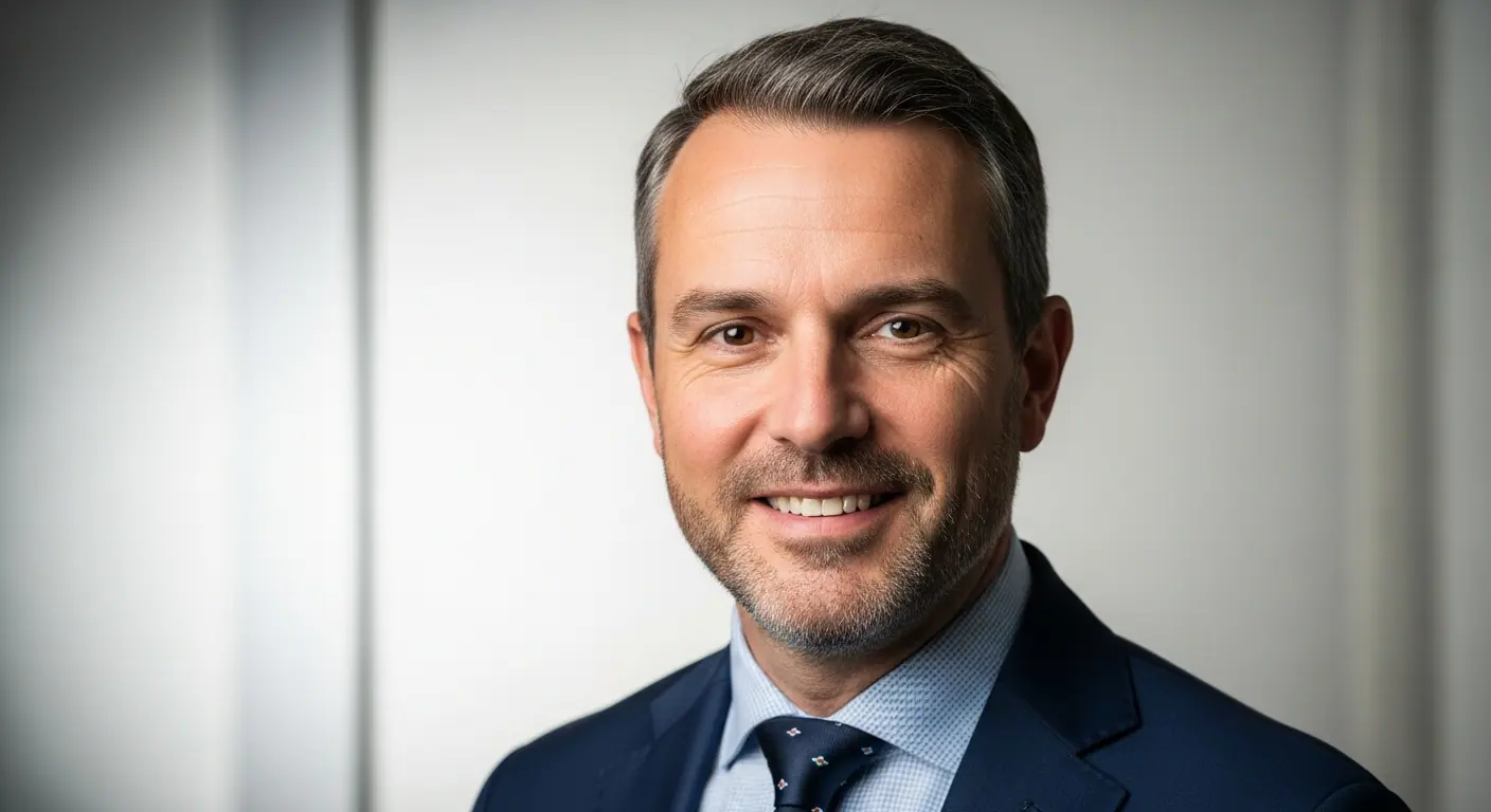 Portrait de Marc Dupont, Directeur Général de TranspoTrack